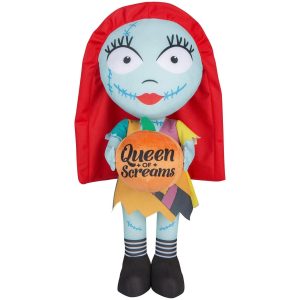 19-inch The Nightmare Before Christmas Big Head Sally Plush Front Door Greeter