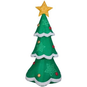 7.5 Foot Tree Light Up Christmas Inflatable Lawn Decoration