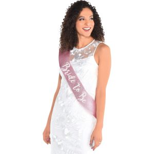 Glitter Pink Bride-To-Be Sash