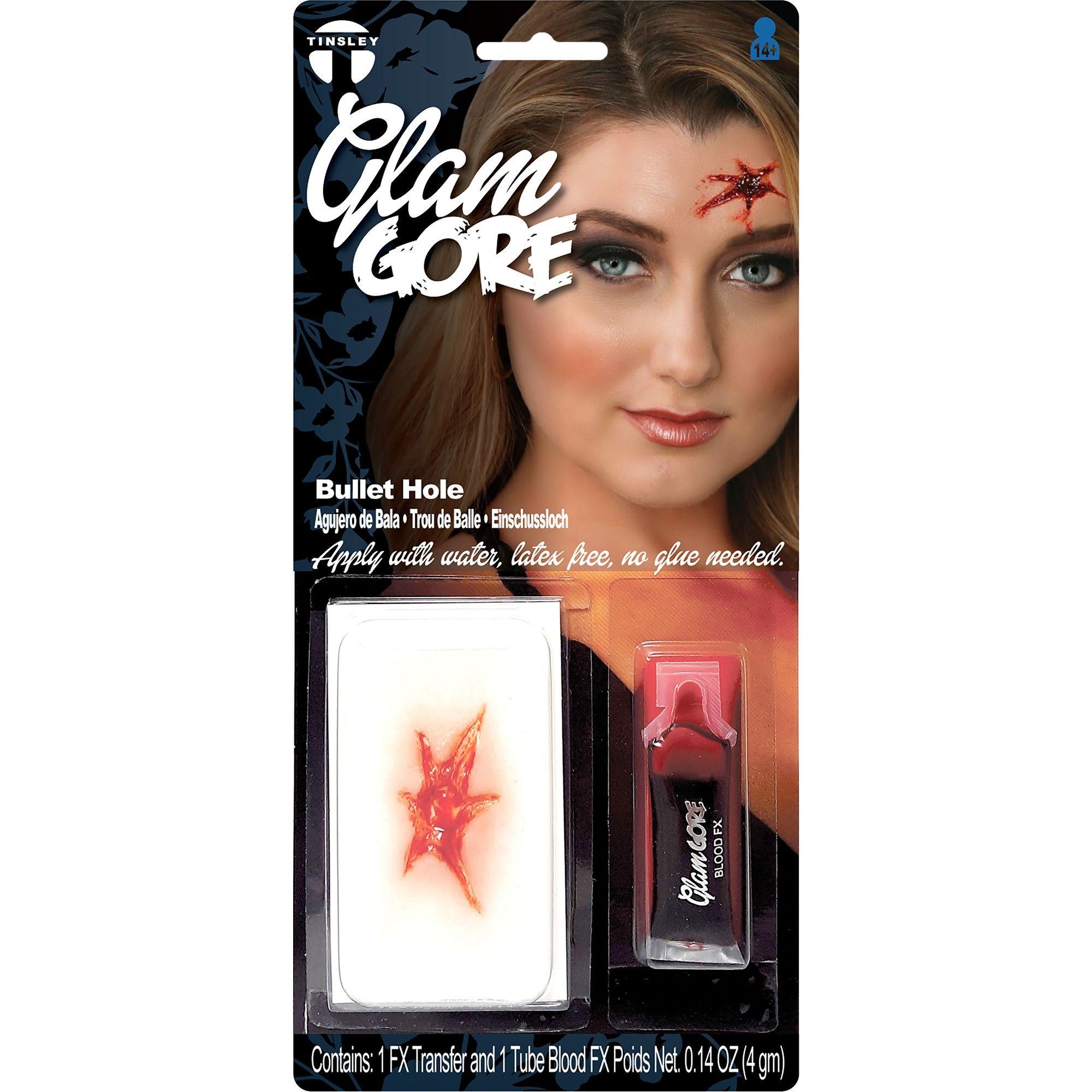 Bullet Hole 3D Prosthetic - Tinsley Transfers