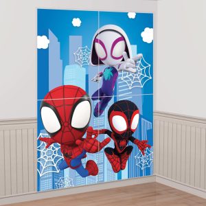 Spidey & His Amazing Friends Scene Setter with Photo Booth Props