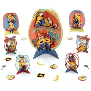 Minions Cardstock Table Centerpiece Kit - Despicable Me 4