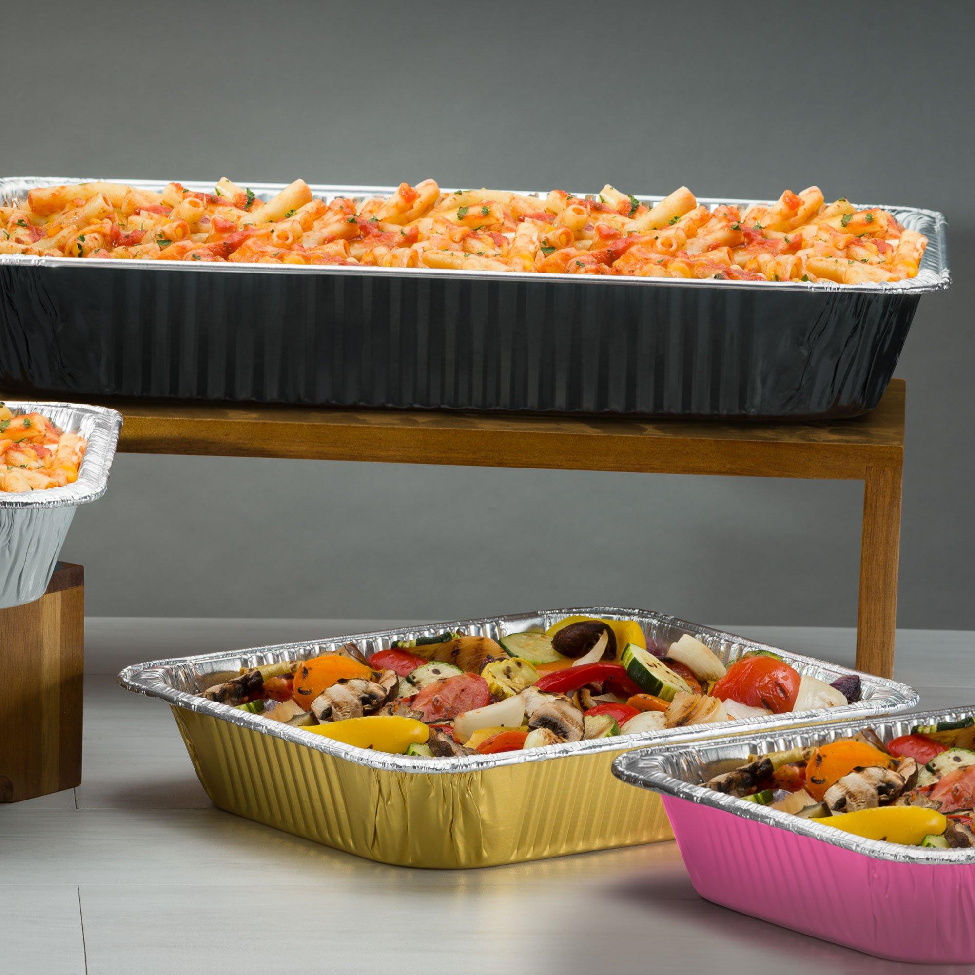 Aluminum Full Chafing Dish Steam Pan. Assorted Colors - Image 3