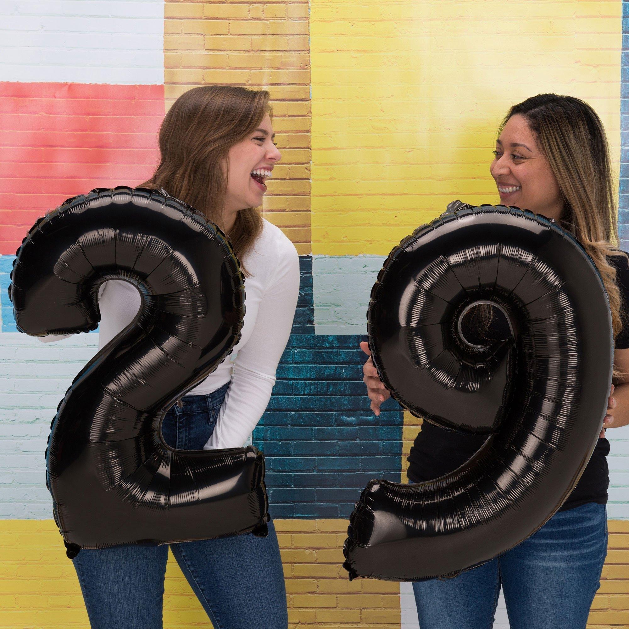 34in Number (0-9) Balloon. Assorted Colors - Image 13