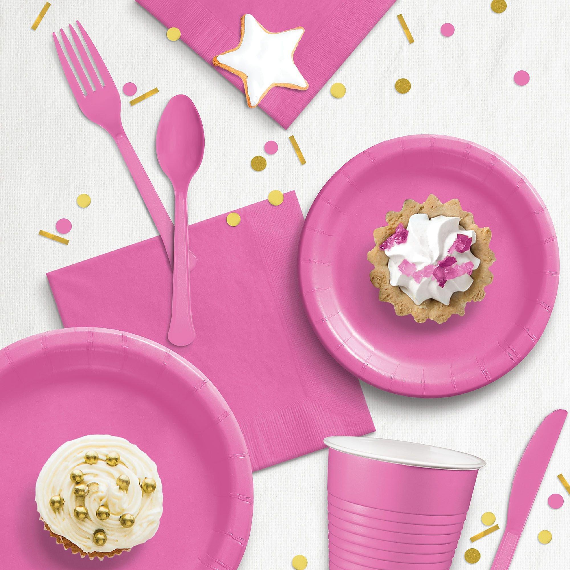 Extra Sturdy Paper Dinner Plates. 10in. Assorted Colors. Multiple Counts - Image 25