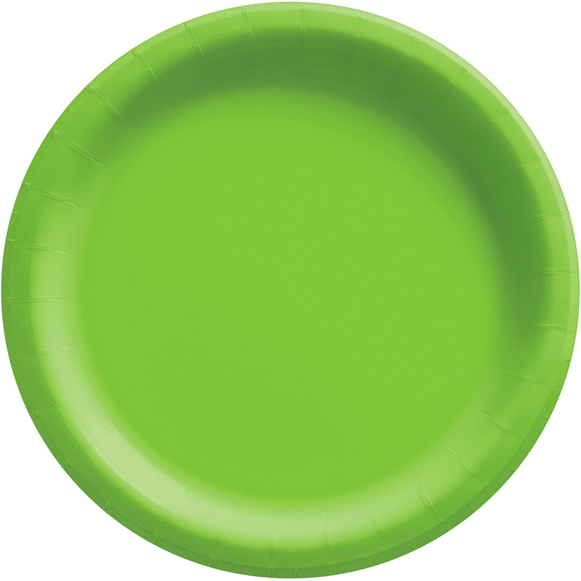 Extra Sturdy Paper Dinner Plates. 10in. Assorted Colors. Multiple Counts - Image 30