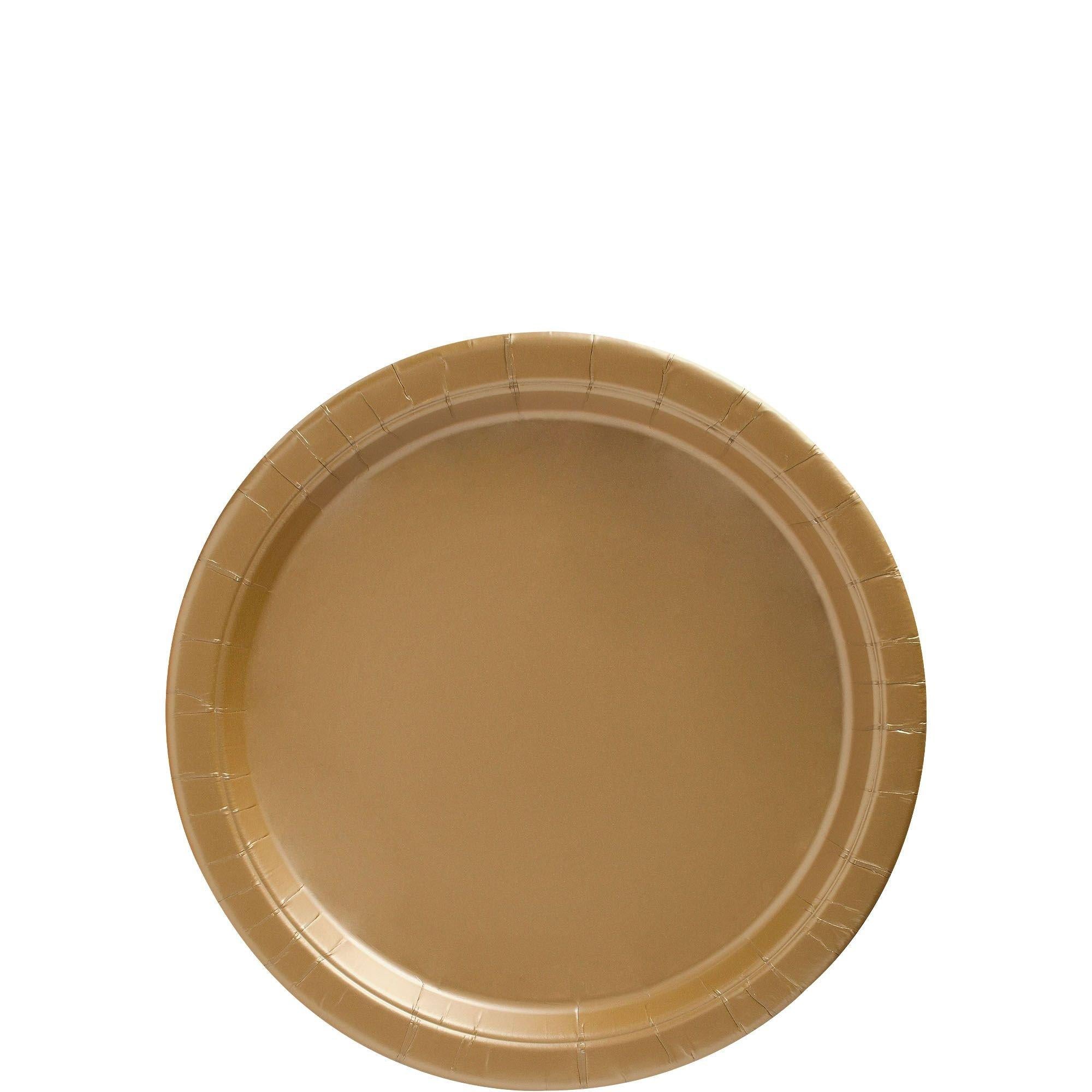 Extra Sturdy Paper Dessert Plates. 6.75in. Assorted Colors. Multiple Counts - Image 18