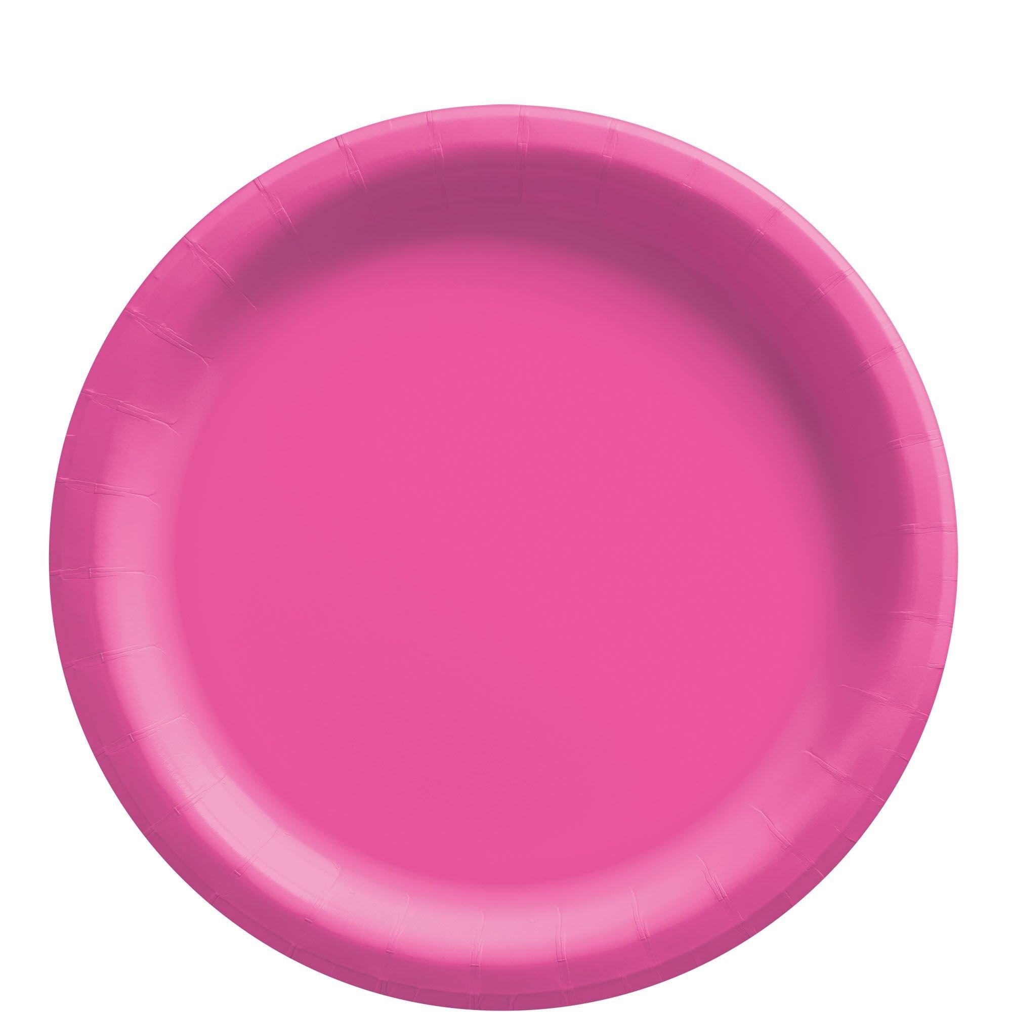 Extra Sturdy Paper Lunch Plates. 8.5in. Assorted Colors. Multiple Counts - Image 20